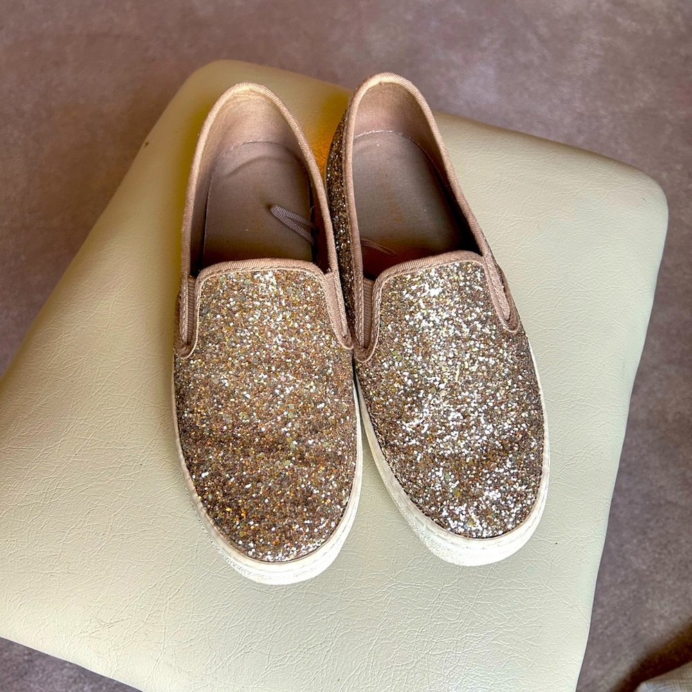 Glittery Slip on shoes